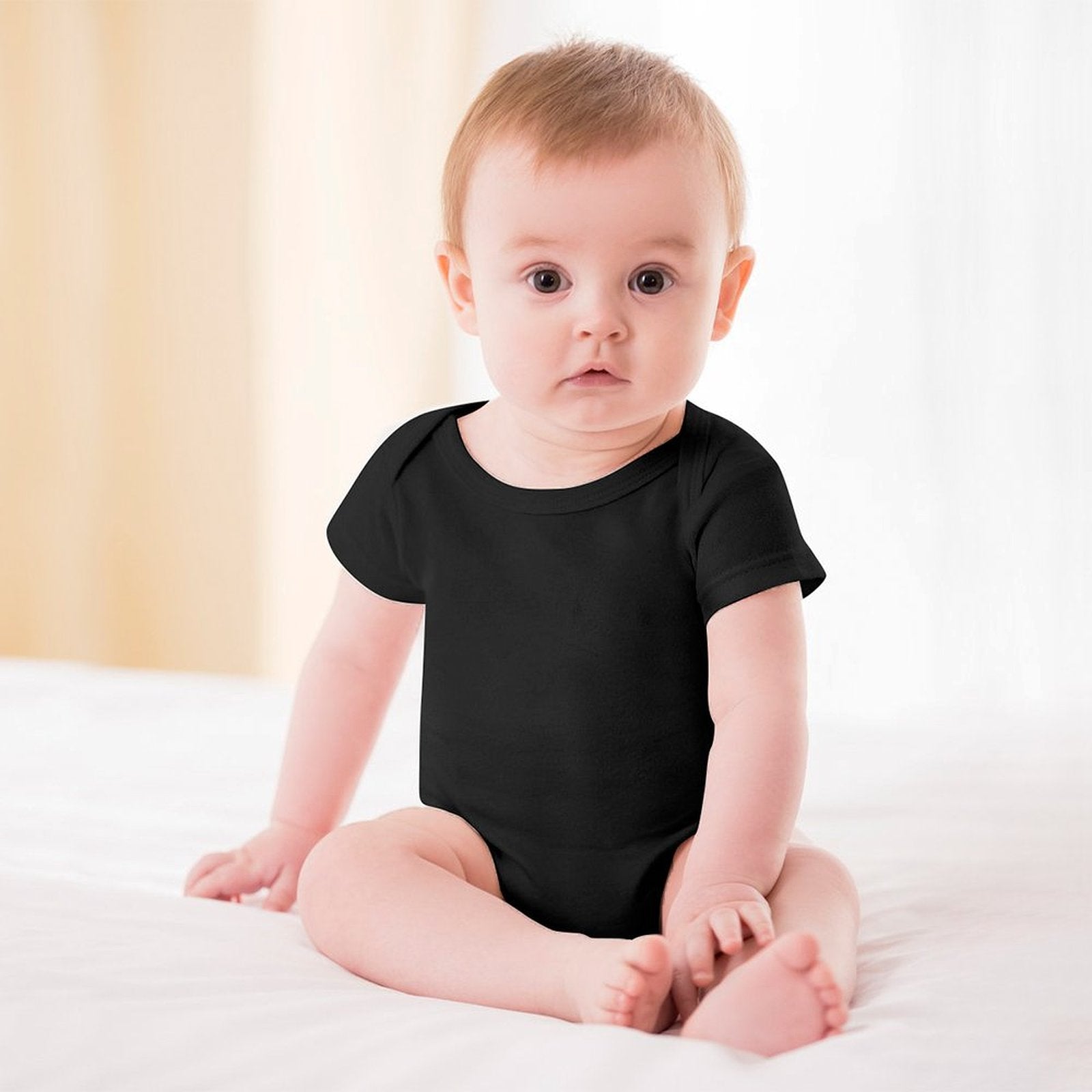 Baby Short-Sleeve Romper - 100% Cotton